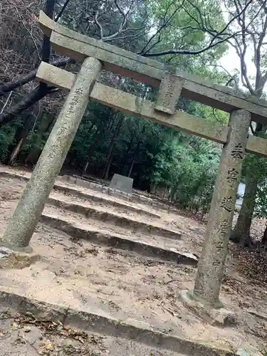 川中神社の鳥居