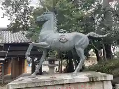 岸城神社の狛犬