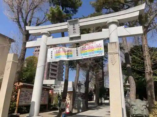 亀有香取神社の鳥居