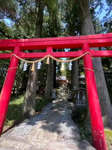 須山浅間神社の鳥居