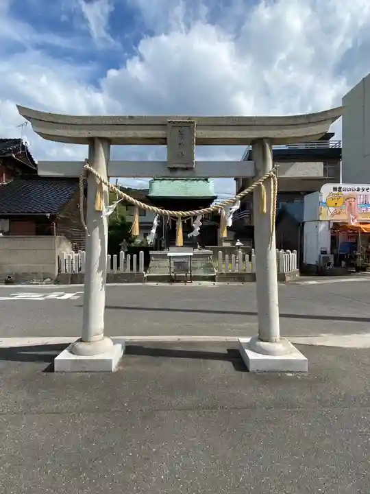 似島胡神社の鳥居