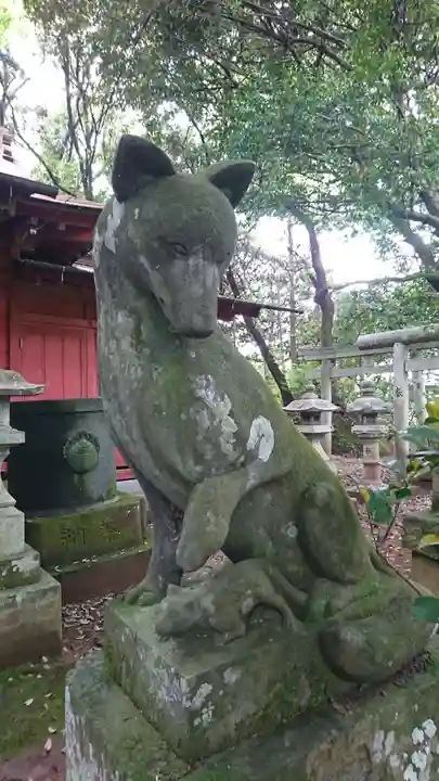 玉田神社の狛犬