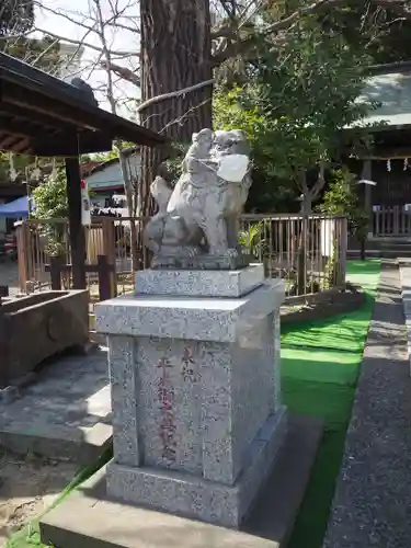 子之神社の狛犬