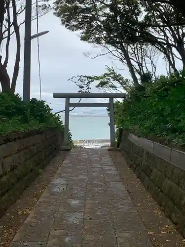 酒列磯前神社の鳥居