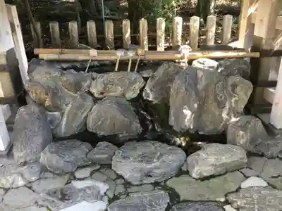 伊勢神社の手水舎