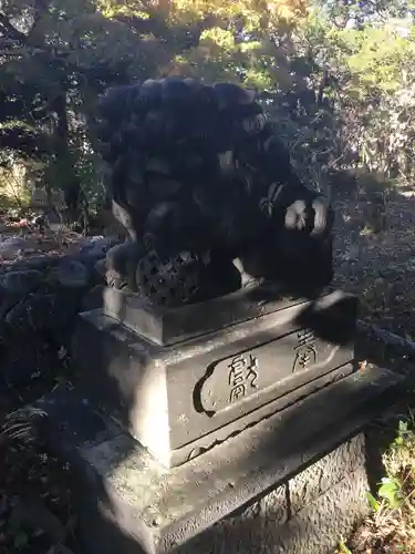 菜洗神社の狛犬