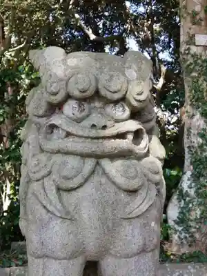 酒列磯前神社の狛犬