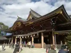 寒川神社の本殿