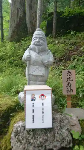 日光二荒山神社の像