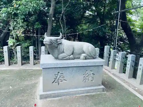 白山神社（二子町）の狛犬