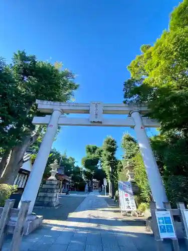 亀ケ池八幡宮の鳥居