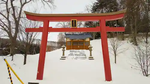 朗根内神社の鳥居