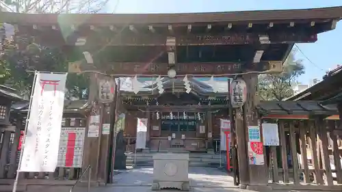 下谷神社の山門・神門
