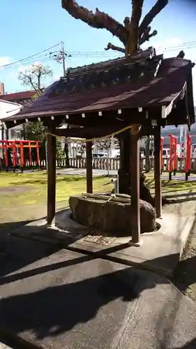 縣神社の手水