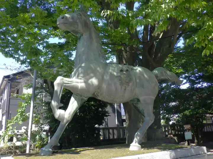 諏訪神社の狛犬