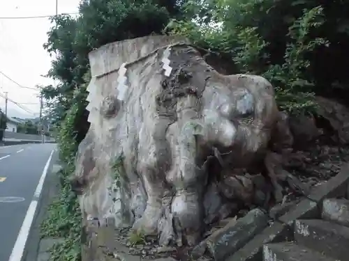 髙部屋神社の自然