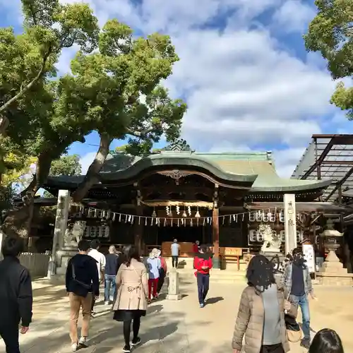 石切劔箭神社の本殿