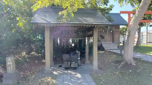 天塩厳島神社の手水舎