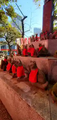 豊川稲荷東京別院の狛犬