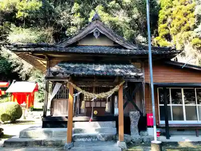 万江阿蘇神社の本殿・本堂