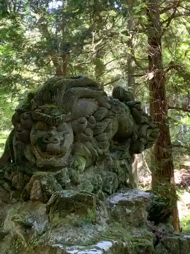 白山比咩神社の狛犬