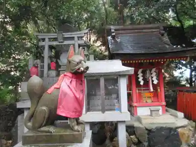 折上稲荷神社の狛犬