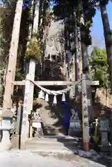 中之嶽神社の鳥居