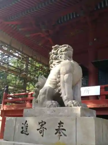 出羽神社(出羽三山神社)～三神合祭殿～の狛犬