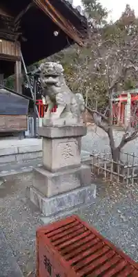 白山神社(木曽川町黒田)の狛犬