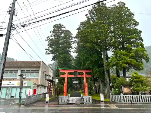 須波阿湏疑神社の鳥居