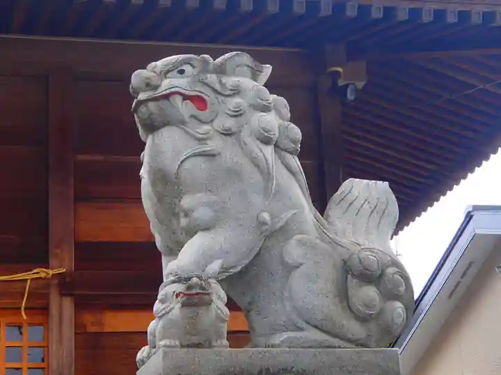 高久蕎高神社の狛犬