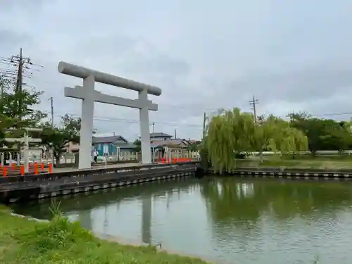 息栖神社の鳥居