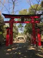 峯ヶ岡八幡神社の鳥居