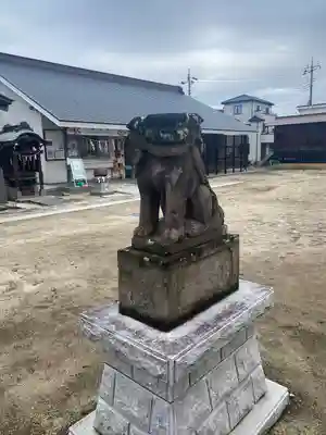 高靇神社の狛犬