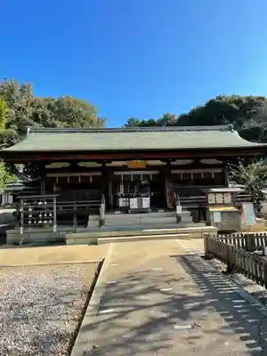 上地八幡宮の本殿・本堂