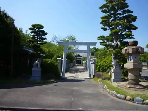 比佐豆知神社の鳥居