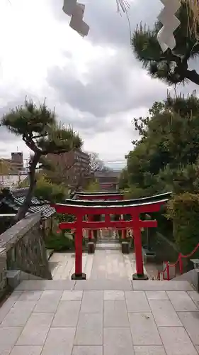 青山御幣稲荷神社の鳥居