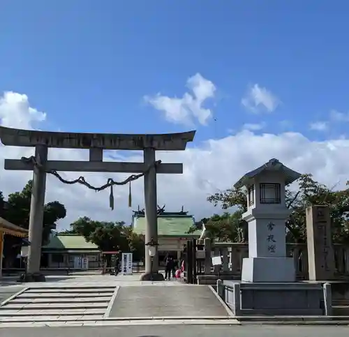 難波大社　生國魂神社の鳥居