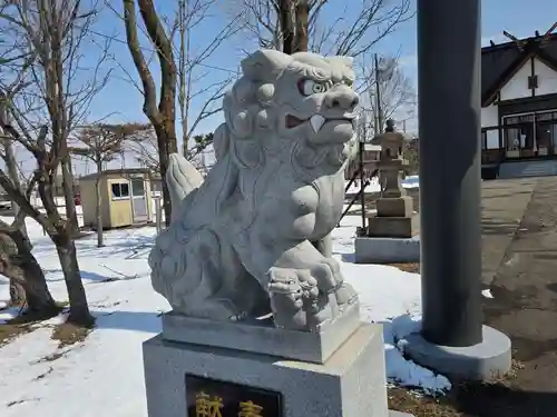 大楽毛神社の狛犬
