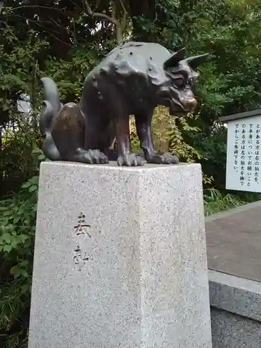 稲毛神社の狛犬