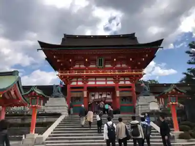 伏見稲荷大社の山門・神門