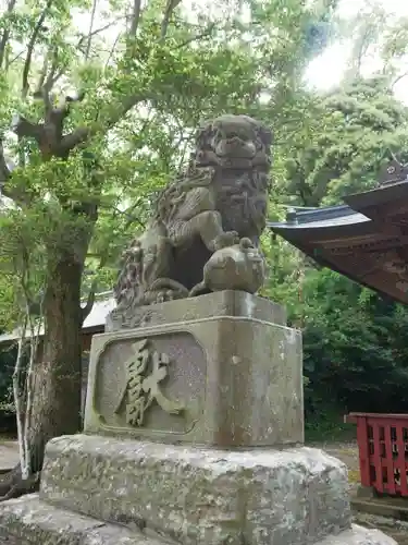 下立松原神社の狛犬