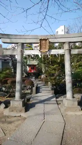 天祖諏訪神社の鳥居