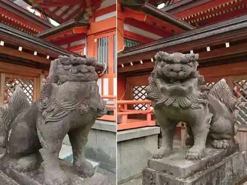 八代神社の狛犬