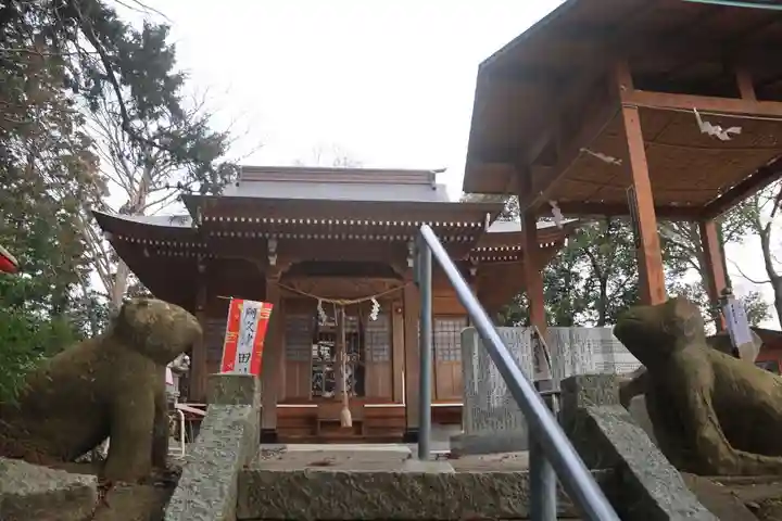 阿久津「田村神社」(郡山市阿久津町)旧社名:伊豆箱根三嶋三社の本殿・本堂