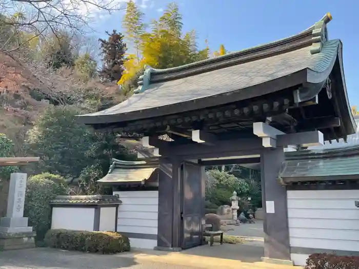 福昌寺の山門