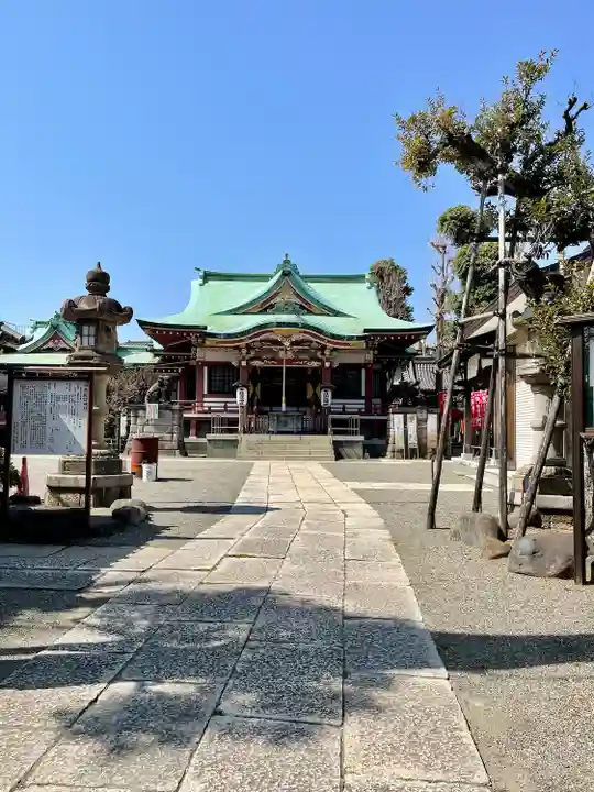 諏訪神社の本殿・本堂