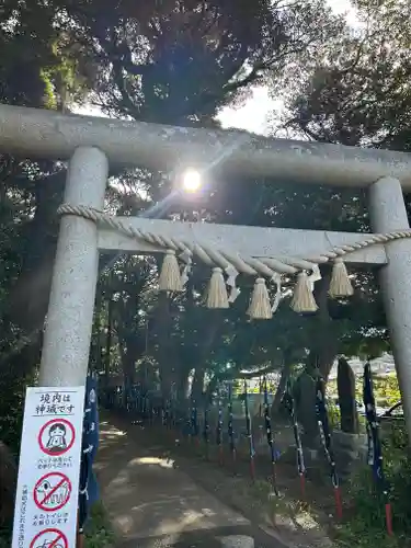 泉神社の鳥居