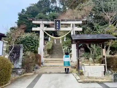 飛鳥坐神社の鳥居
