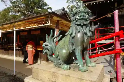 道明寺天満宮の狛犬